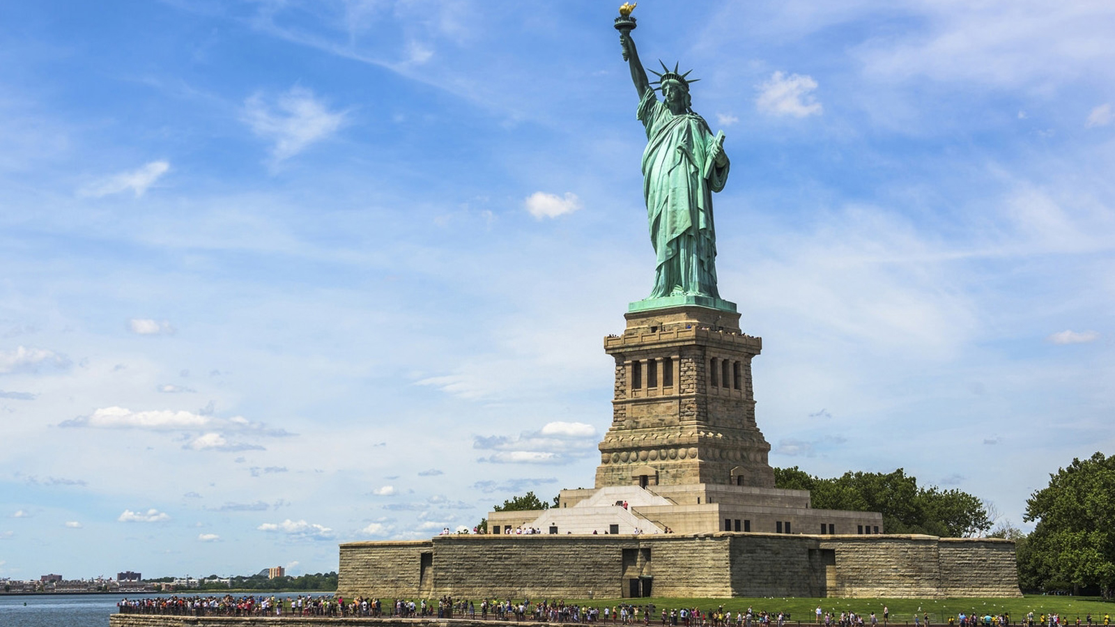 США Нью-Йорк статуя свободы