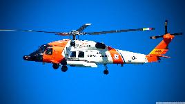 Вертолет береговой охраны США. Привлекаются к поисково-спасательным операциям и иным задачам.