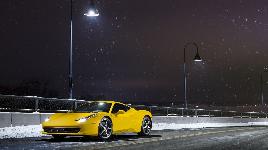 Ferrari 458 Italia, зима