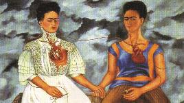 Автор: Фрида Кало. Этой картиной она выразила мужское и женское начало, соединенные единой кровеносной системой, демонстрируя целостность.
