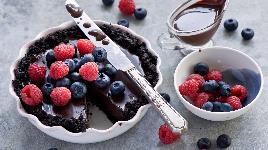Шоколадно-ягодный десерт