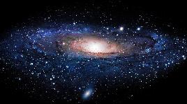 Соседняя к нам галактика находится на расстоянии 2,52 млн. лет. Они движутся навстречу друг другу и вероятнее всего столкнутся через 2,5-3 млрд. лет.