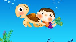 Плаваем с черепахой