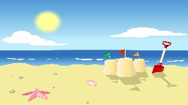 Игры с песком на море