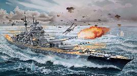 Легендарный немецкий корабль времен Второй мировой войны. Вооружение: 3 типа орудия, 2 типа зенитных орудий, торпедный аппарат и 4 гидроплана.